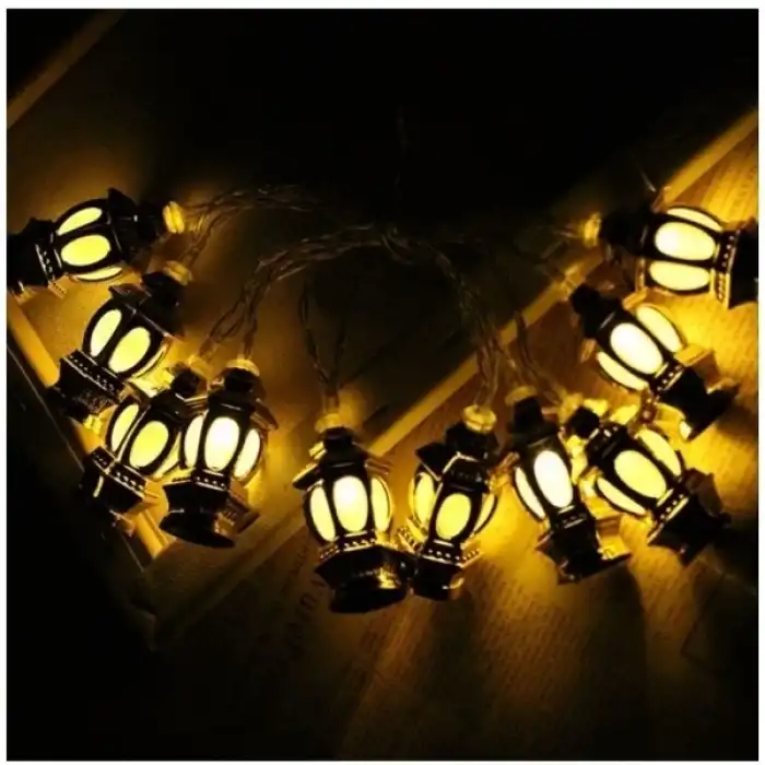 Ramazan Temalı Kubbe Dekoratif LED Işık 2 Metre