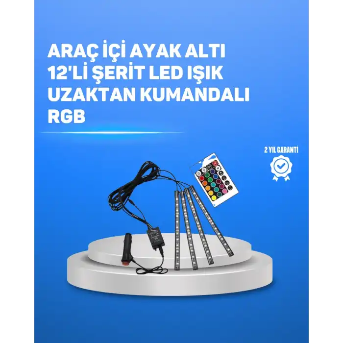 Rgb Led Şerit Aydınlatma – Kolay Kurulumlu
