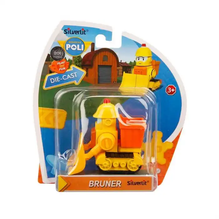 Robocar Poli Metal Araç Karakter Figür Bruner