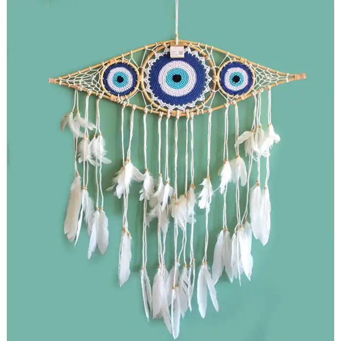 Rüya Kapanı Dream Catcher Göz Tasarımı Model 4