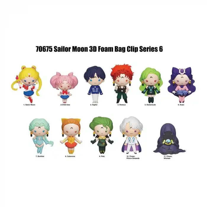 Sailor Moon Klipsli Figür Seri 6