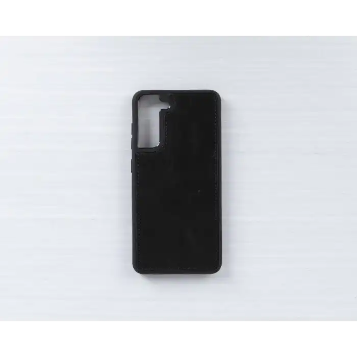 Samsung Galaxy S21 FE Uyumlu Deri Cüzdanlı Kılıf RST1 Siyah