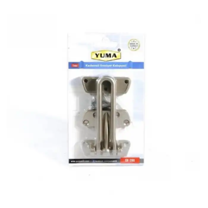 Sarı Çelik Kapı Emniyet Kelepçe Bx40