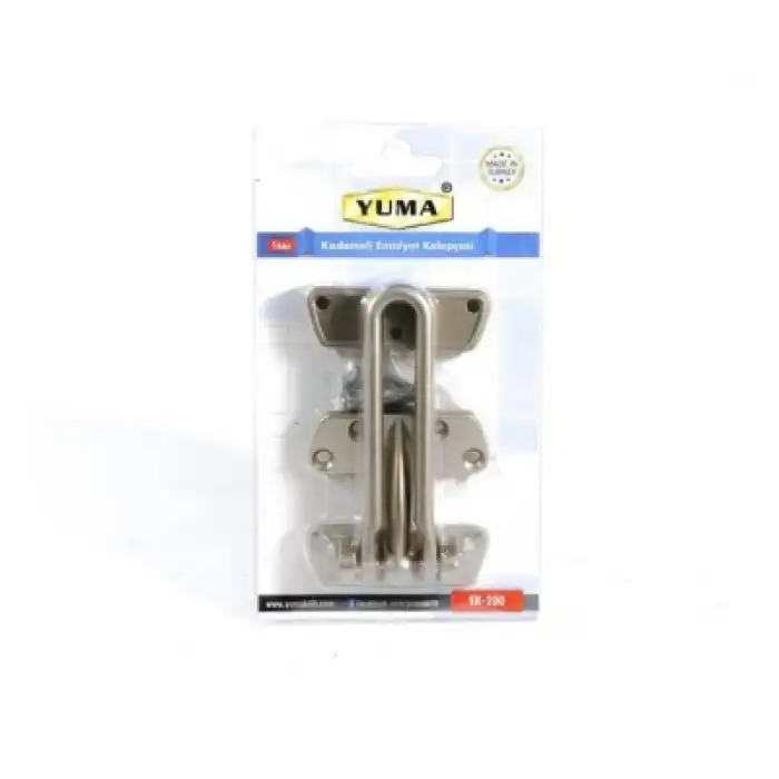 Sarı Çelik Kapı Emniyet Kelepçe Bx40