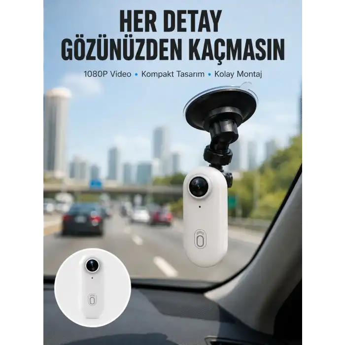 Şarj Edilebilir Uzun Ömürlü Mini Spor Kamera Full HD Yeni Nesil