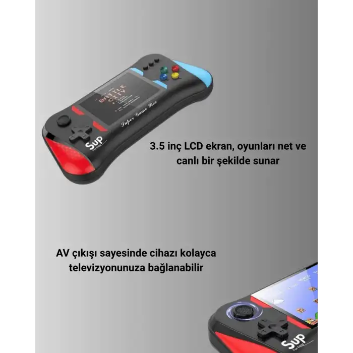 Şarjlı Taşınabilir Oyun Konsolu – X7M Retro Game Box
