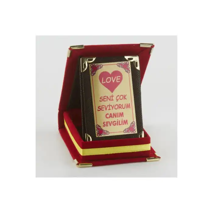 Seni Çok Seviyorum Canım Sevgilim Plaket