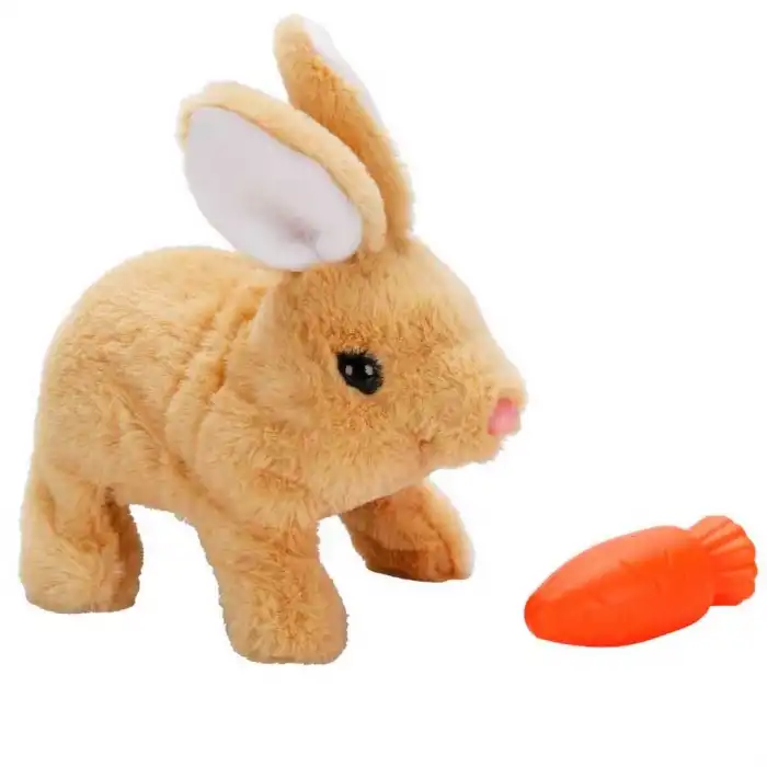 Sesli ve Hareketli Peluş Tavşan
