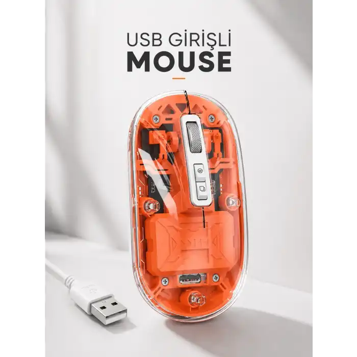 Sessiz Kablosuz USB Girişli Mouse Fare Yüksek Performanslı