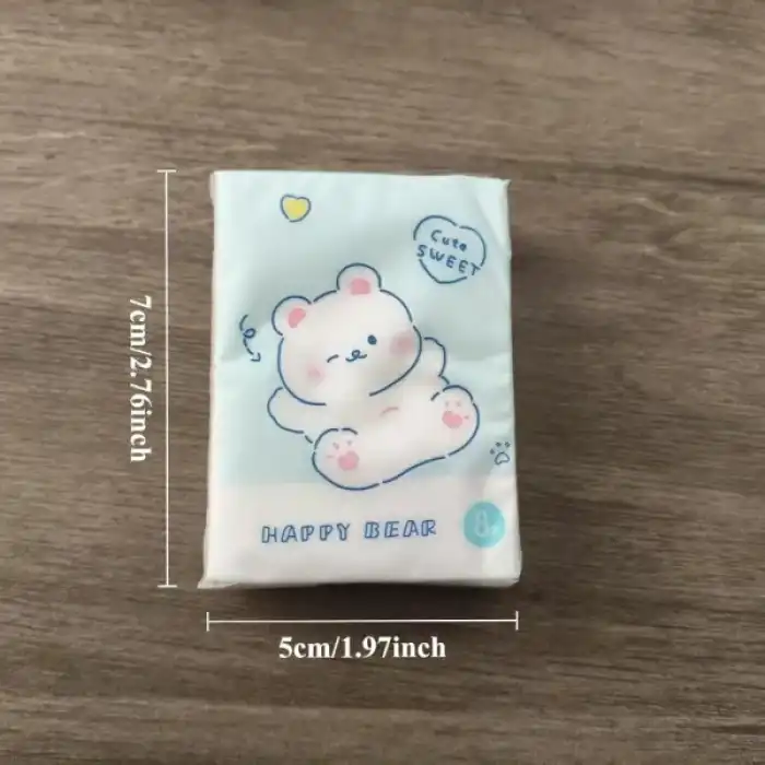Sevimli Figürlü Çocuk Mendili 9lu Paket