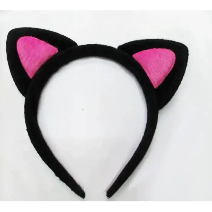 Sevimli Kedi Kulak Pofuduk Kedi Taç Şeker Pembe