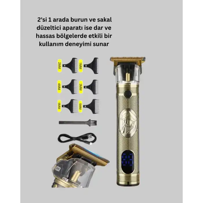 Sıfır Boşluk T Bıçaklı Erkek Bakım Seti – Çok Başlıklı