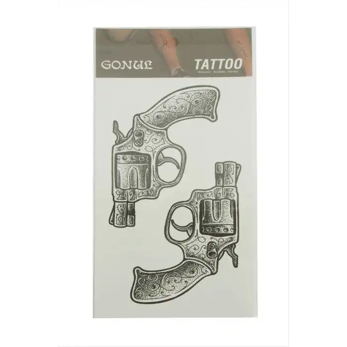 Silah Tattoo Dövme Sticker