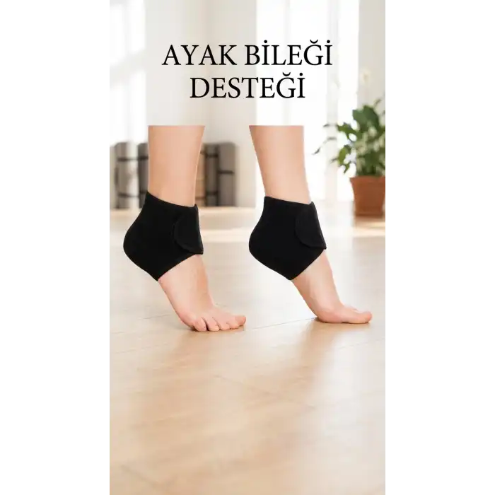 Silikon Tabanlı 2li Ortopedik Çorap Seti Topuk Dikeni ve Nasır Destekli