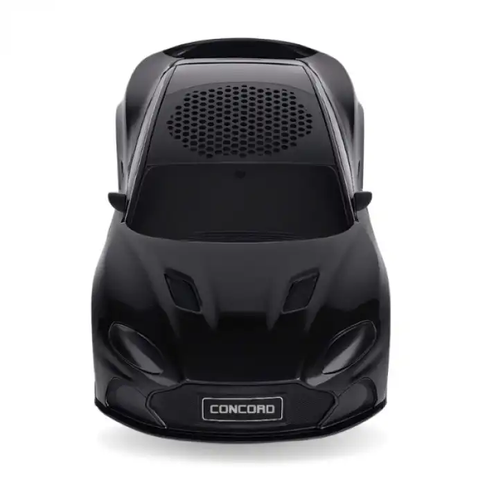 Siyah Araba Tasarımlı Hoparlör - Bluetooth Fm Usb Özellikli