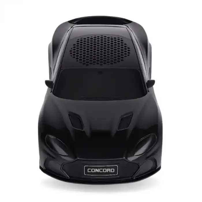 Siyah Araba Tasarımlı Hoparlör - Bluetooth FM USB Özellikli