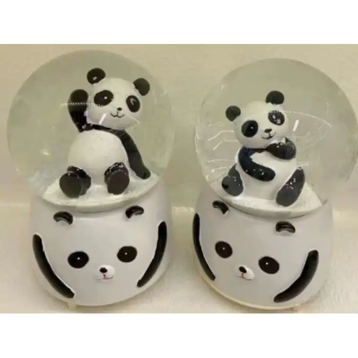 Siyah-beyaz Panda Kar Küresi Büyük Boy