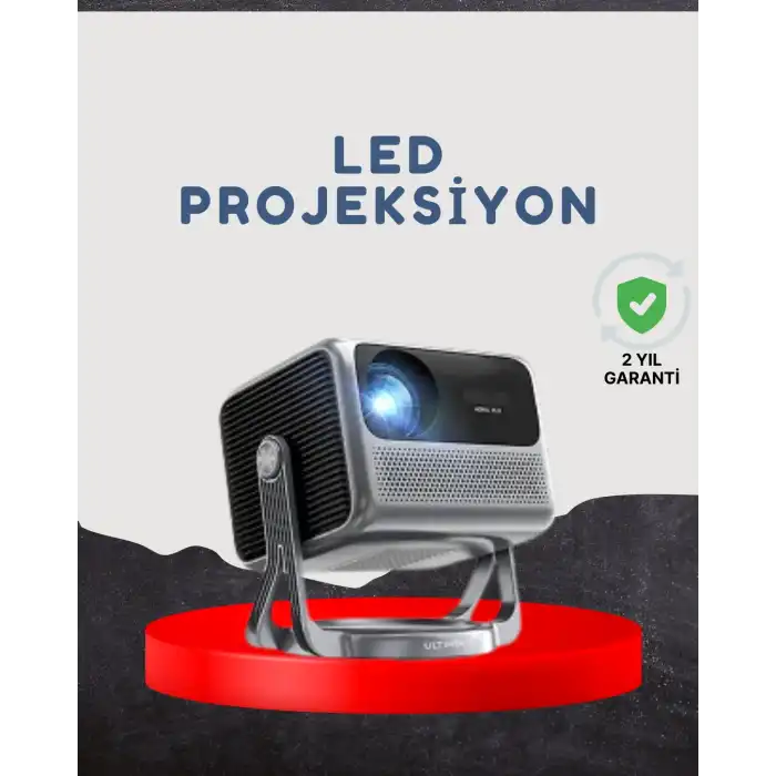 Smart Projector Android TV Dolby Sesli WiFi Bluetooth