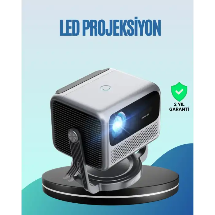 Smart Projector Android TV Otomatik Odaklı Full HD