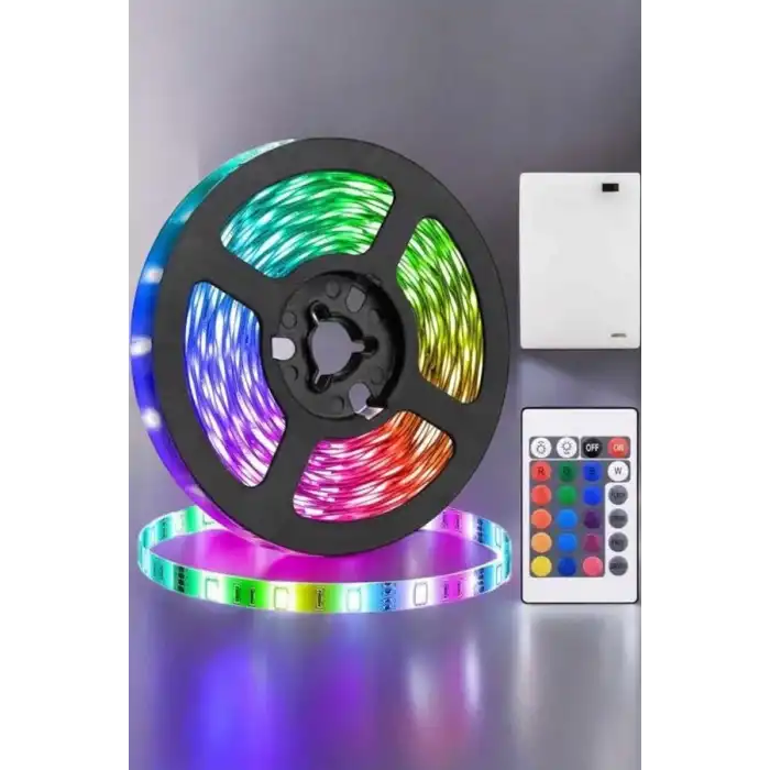 Smart Şerit Led Tv Arkası Renkli Kumandalı 10 Metre