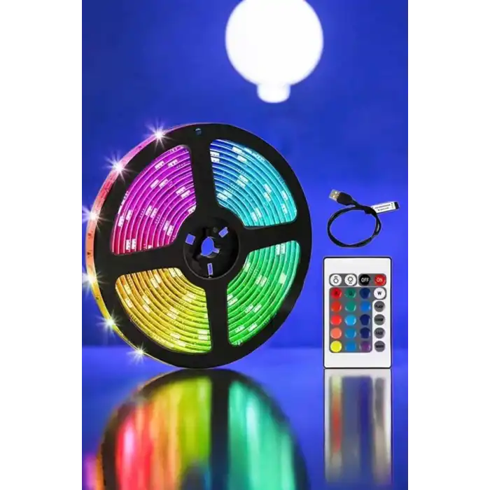 Smart Şerit Led TV Arkası Renkli Kumandalı 10 Metre