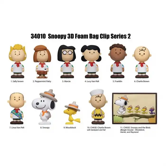 Snoopy Klipsli Figür Seri 2