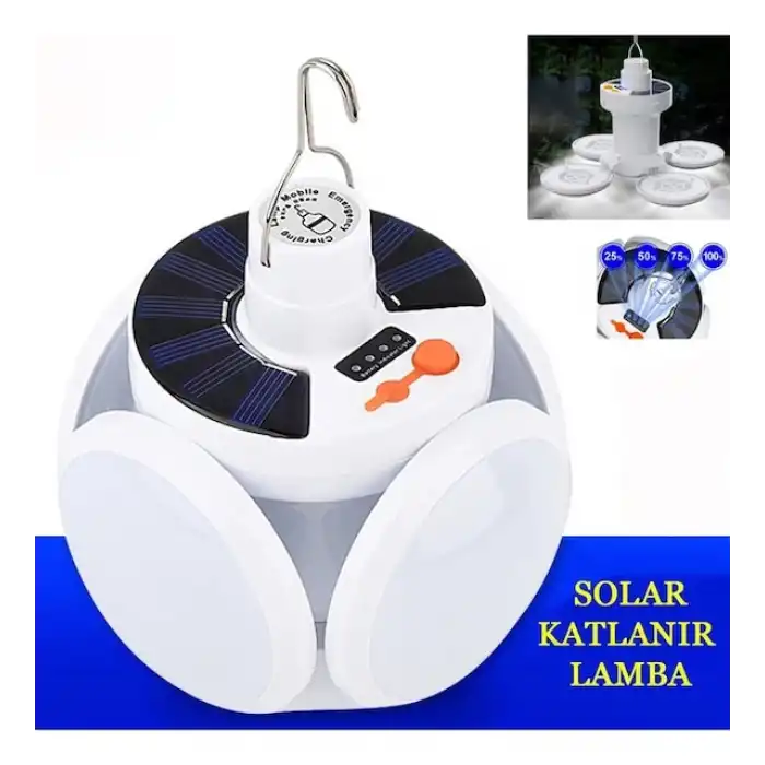 Solar 5 Kanatlı Kamp Lambası Bx40