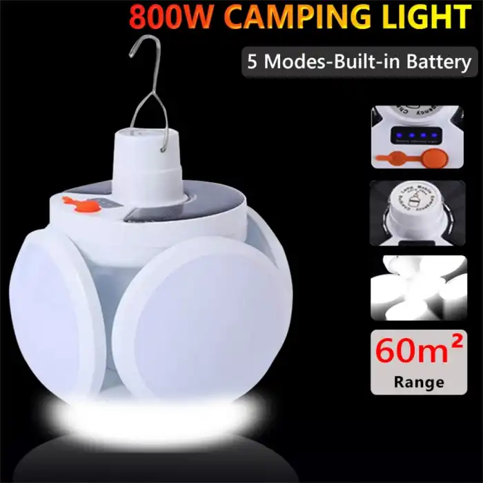 Solar 5 Kanatlı Kamp Lambası Bx40