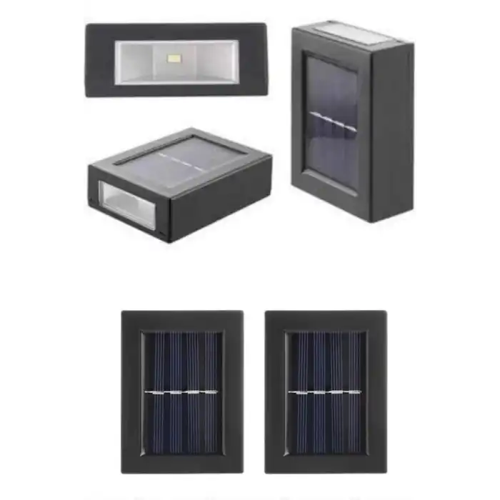 Solar Güneş Enerjili Çift Taraflı Duvar Lambası Çift Taraflı Duvar Lamba Güneş Enerjili