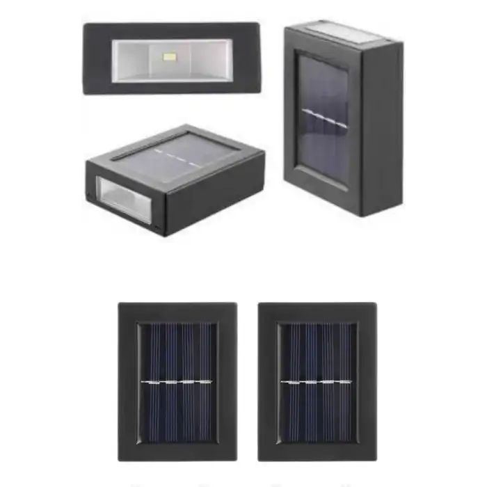 Solar Güneş Enerjili Çift Taraflı Duvar Lambası Çift Taraflı Duvar Lamba Güneş Enerjili Yeni Nesil