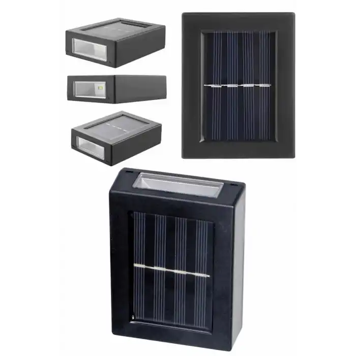 Solar Lamba Dekoratif Aplik Su Geçirmez Led Işıklı Duvar Lambası
