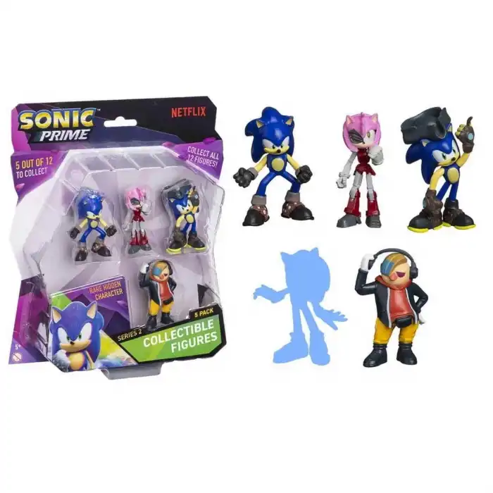 Sonic Prime 5’li Figür Seti S2 Kulaklıklı Doktor DonT