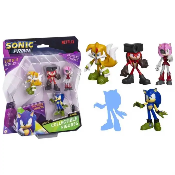 Sonic Prime 5’li Figür Seti S2 Kulaklıklı Doktor DonT