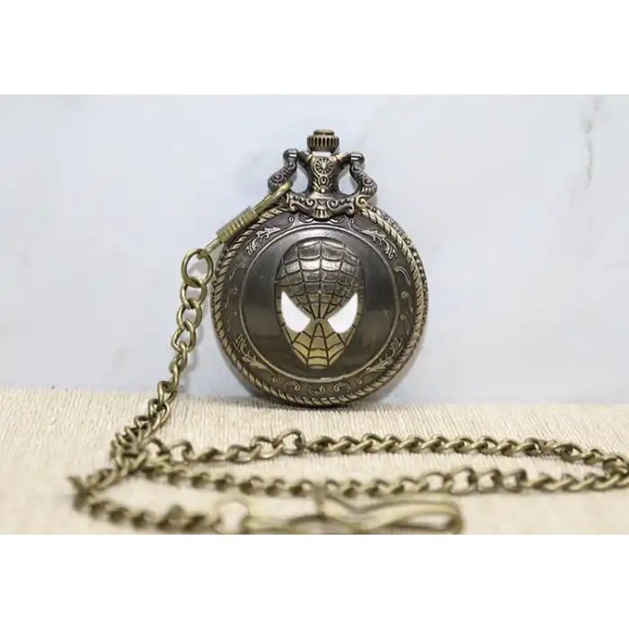 Spiderman Tasarımlı Köstekli Saat Model 2
