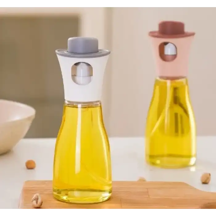Spreyli Cam Yağ Sirke Şişesi