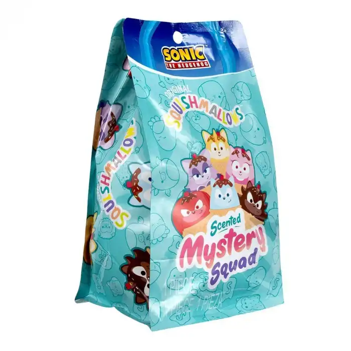 SQ SG00228 Squishmallows Mystery Squad Sonic Sürpriz Figür 13 cm