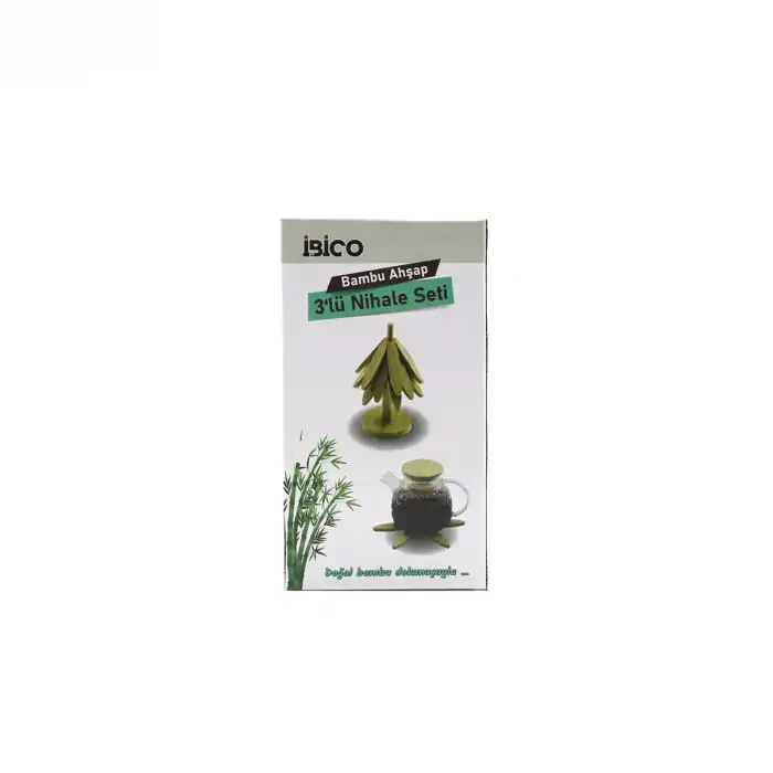 Standlı=ağaç Model 2pcs Ahşap Bambu Katlanır Nihale Yapraklı Çiçek Modeli= Çap: 20cm Bx40