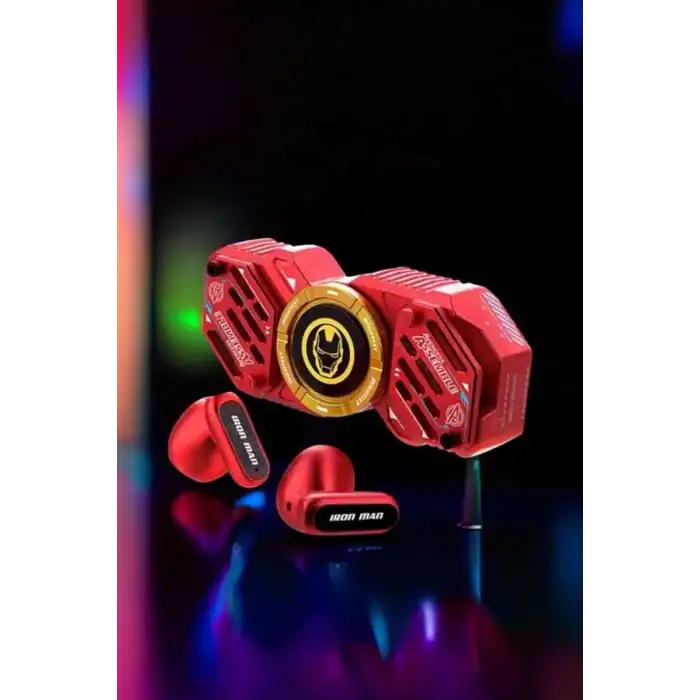 Stres Çarklı Bluetooth Kulaklık Kablosuz Kırmızı Yüksek Ses Kaliteli