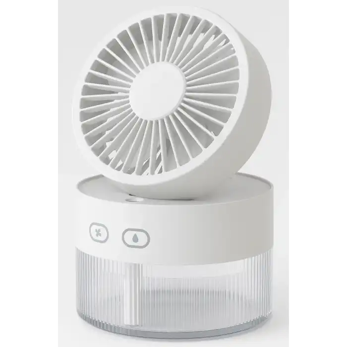 Su Spreyli Katlanır Başlıklı USB Mini Fan