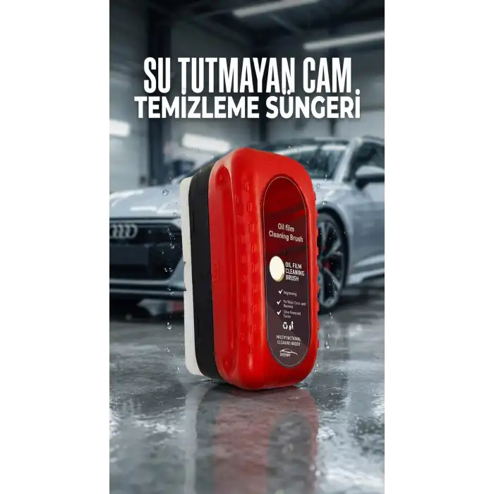 Su Tutmayan Araç Camı Temizleme Süngeri, Pratik Kullanım