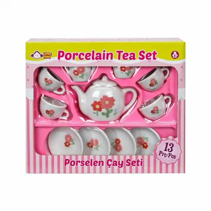 Porselen Çay Takımı 13 Parça - Stokta Olan Model Gönderilir