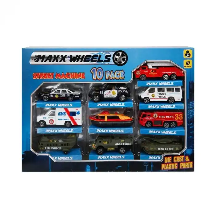 Street Machine 10lu Metal Oto Seti
