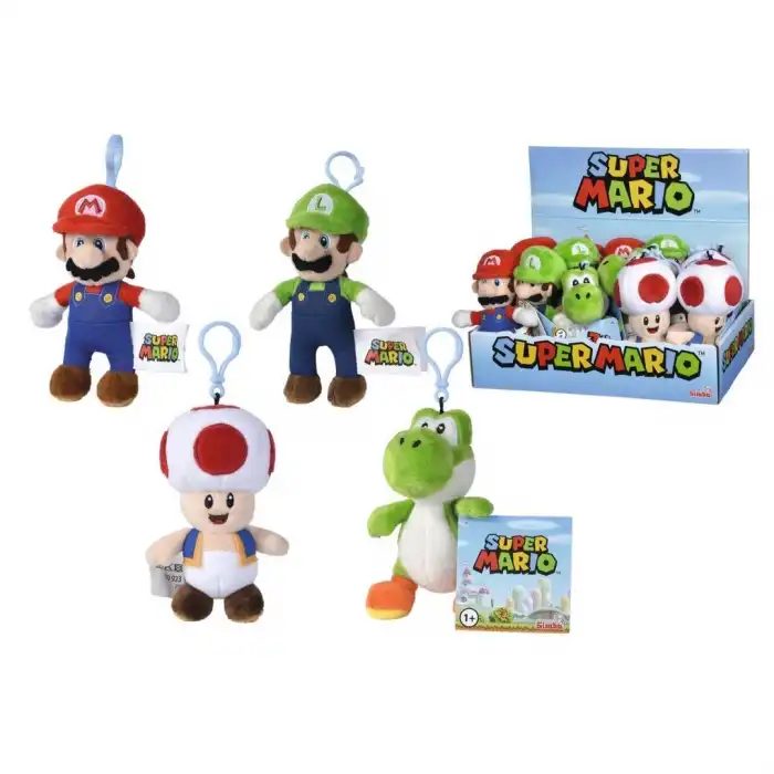 Super Mario Peluş Anahtarlıklar