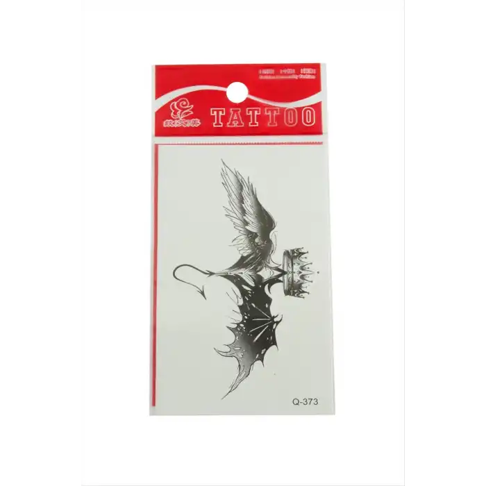 Taç Yarasa Tattoo Dövme Sticker