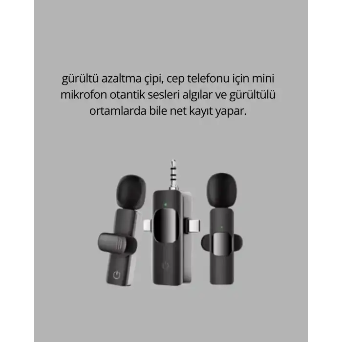 Tak Ve Kullan Mikrofon - Gürültü Engelleyici