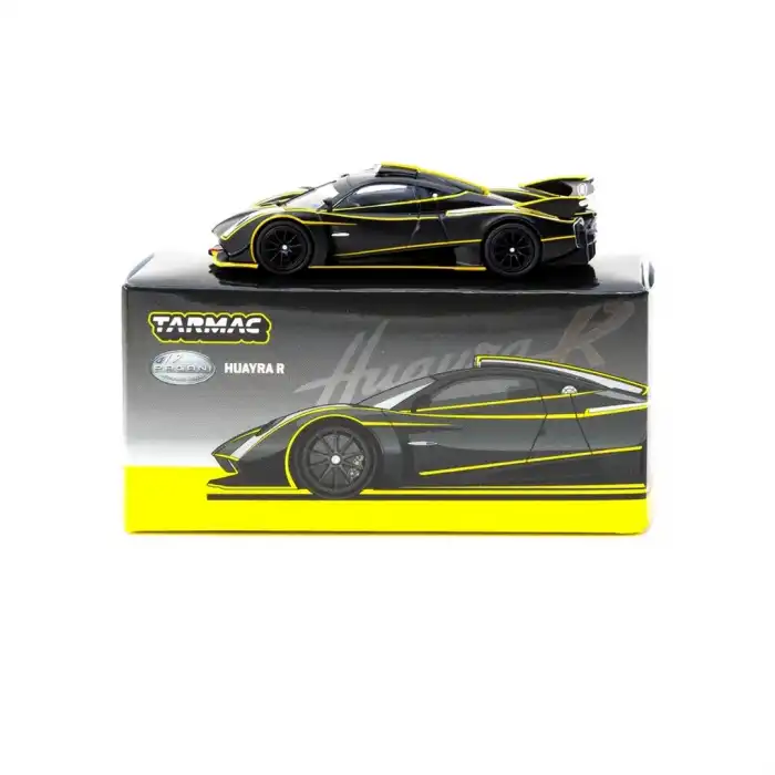 Tarmac Works 1/64 Pagani Huayra R Matt Black / Silver