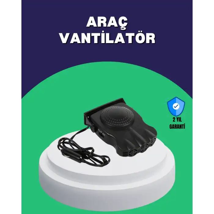 Taşınabilir 12V Araç Cam Buğu Çözücü