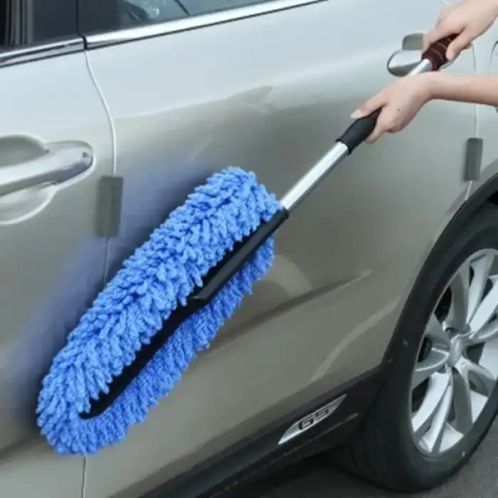 Teleskopik Mikrofiber Araç Yıkama Fırçası