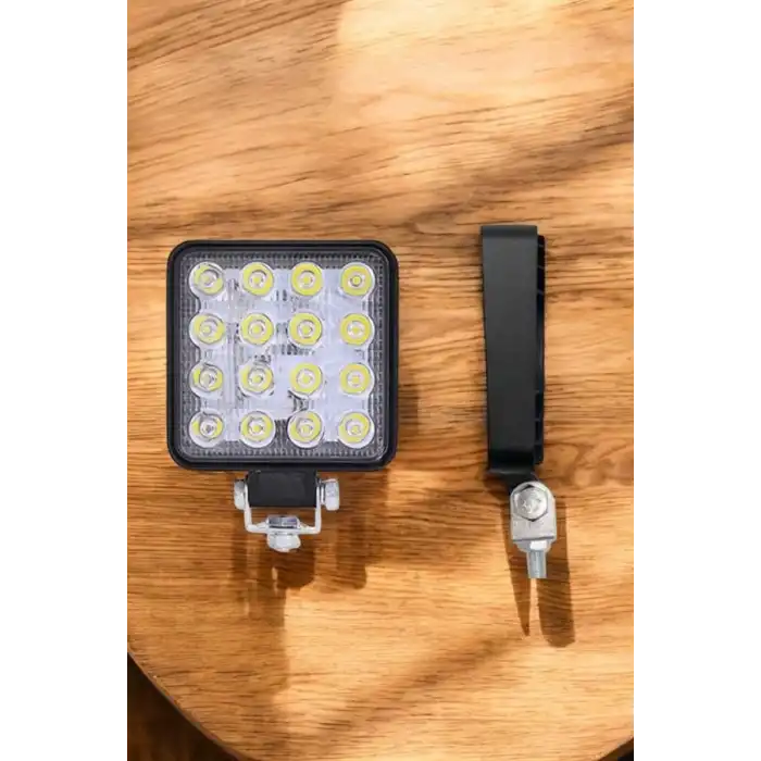 Tepe Lambası Çalışma Lambası Sis Lambası 16 Led Beyaz Led Işık