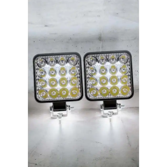 Tepe Lambası Tüm Araç Tiplerine Uygun Çalışma Lambası 16 Ledli